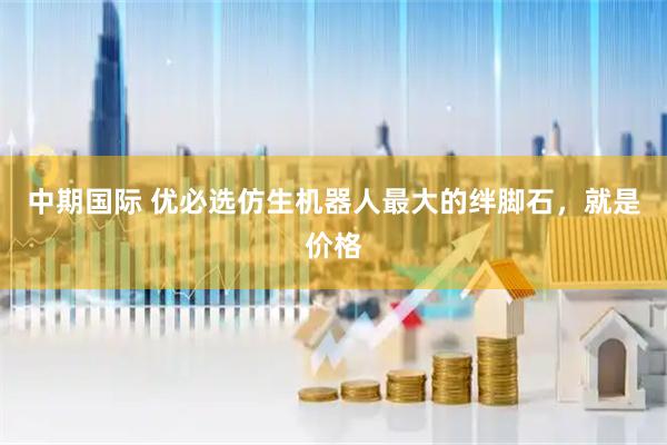 中期国际 优必选仿生机器人最大的绊脚石，就是价格